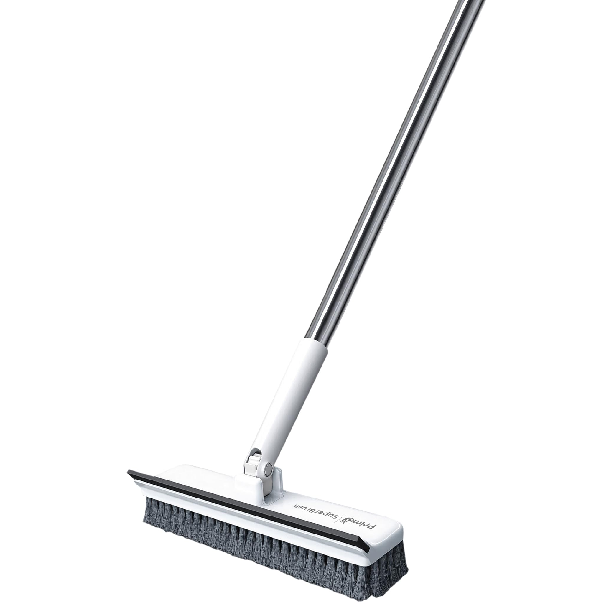 Special brush 白たてがみ【むぎ】 Primo SuperBrush - Premium 2 in 1 Bathroom Brush and Wiper. Hard